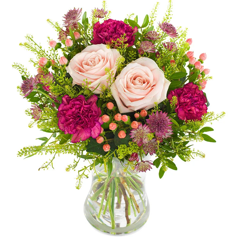 Bouquet de mariage – fleurs blanches et couleur crème