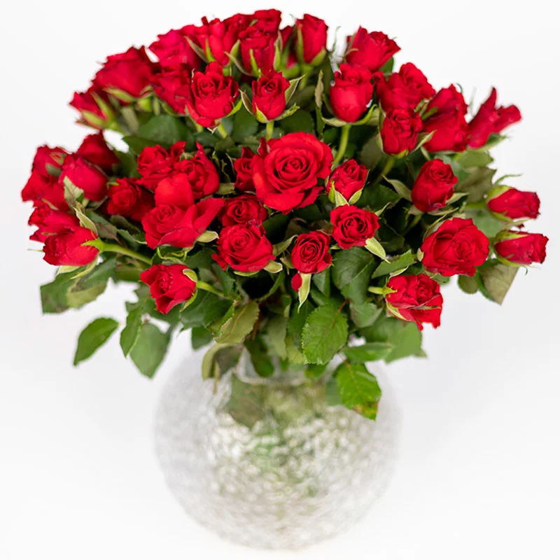 Bouquet de Saint-Valentin avec roses rouges
