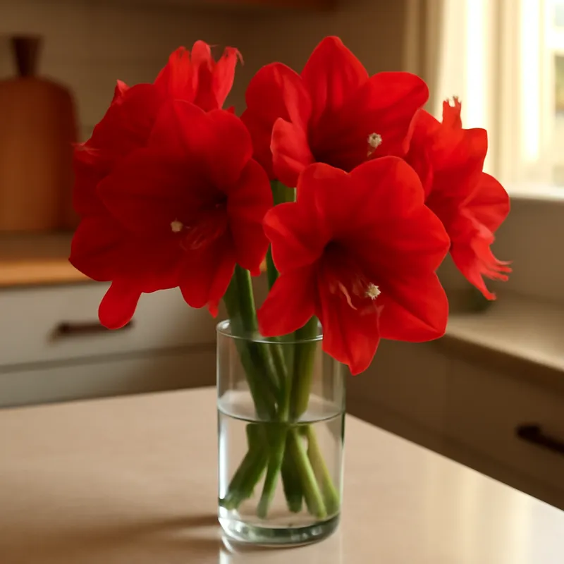 Amaryllis – rouge – image 3