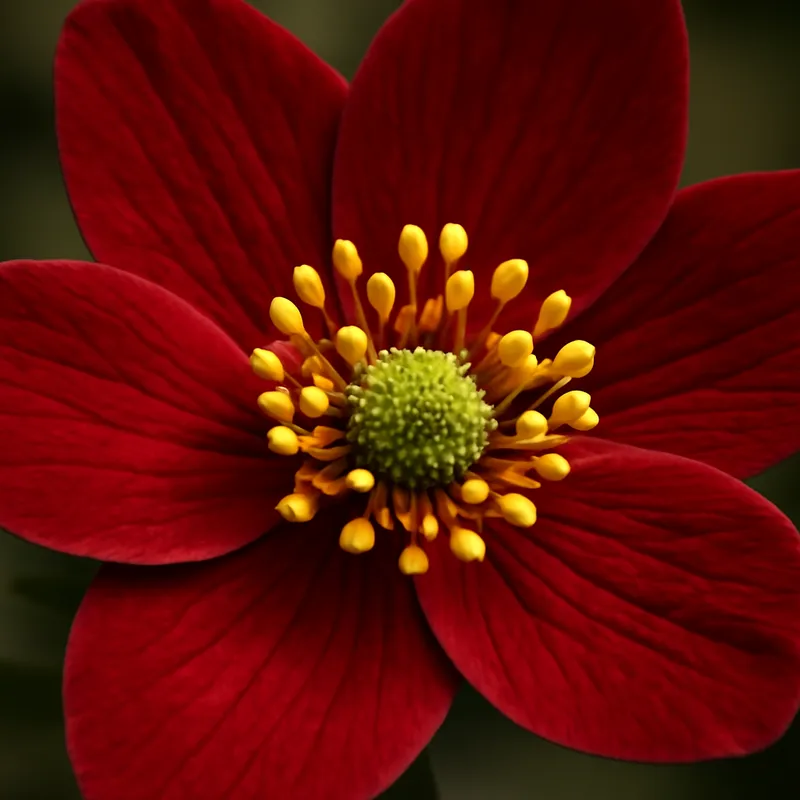 Anémone des bois – rouge – image 2