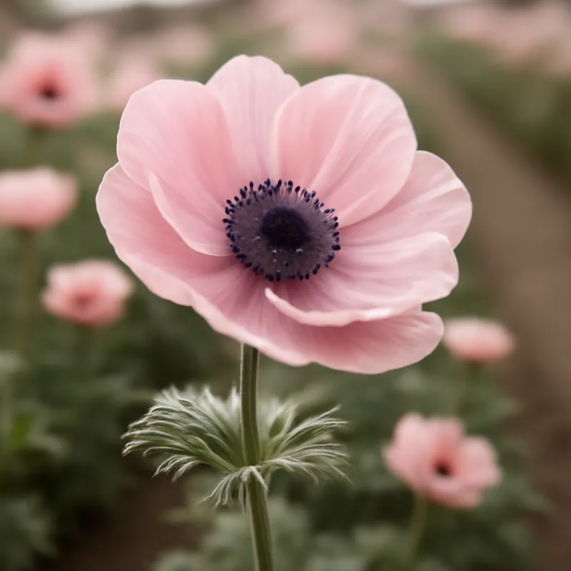 Anémone – rose – image 4