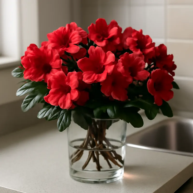 Azalée – rouge – image 3