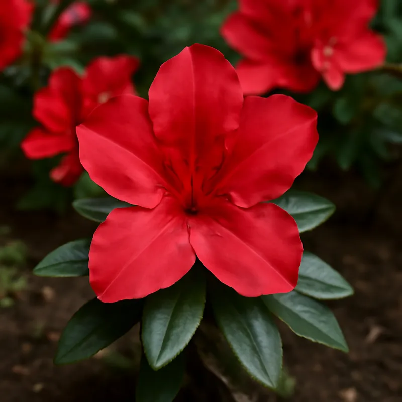 Azalée – rouge – image 4