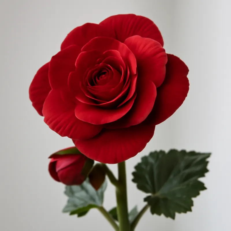 Bégonia – rouge – image 1