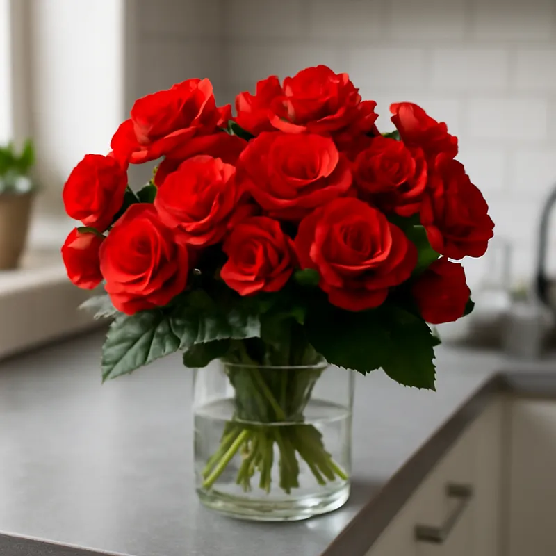 Bégonia – rouge – image 3