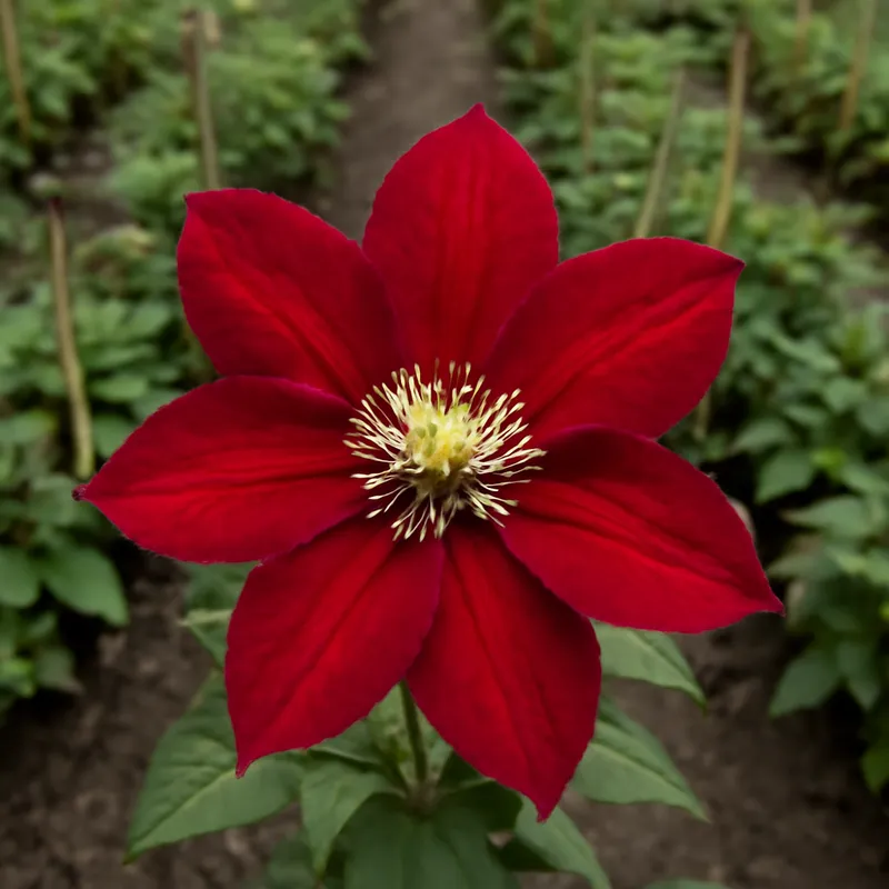 Clématite – rouge – image 4