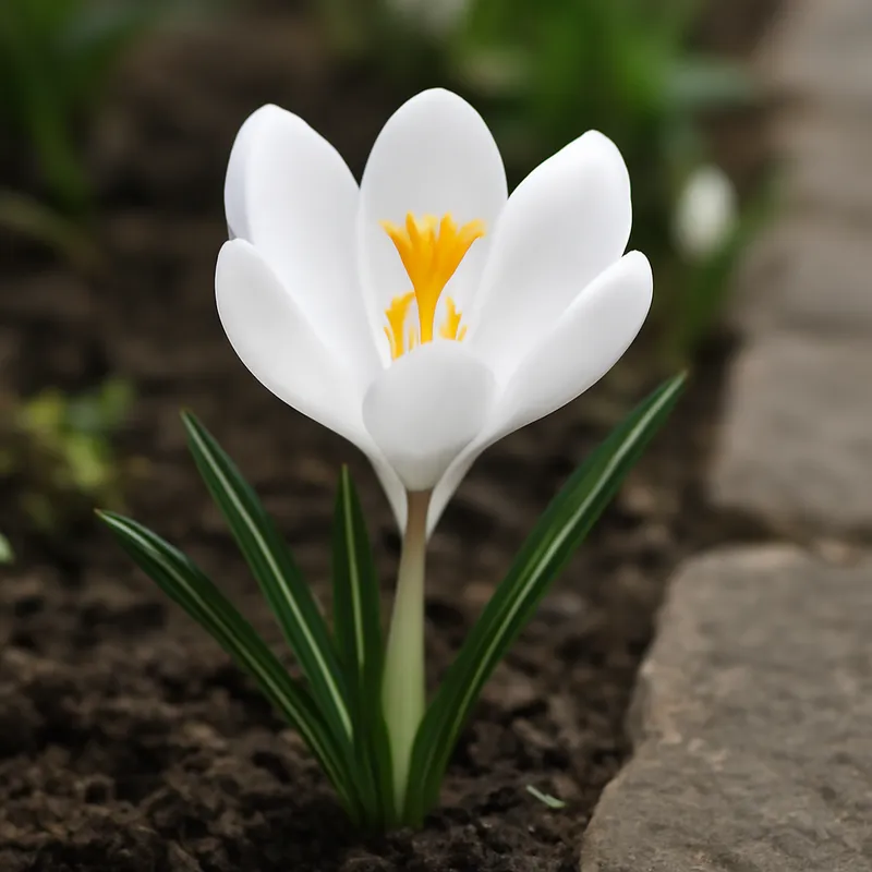 Crocus – blanc – image 4