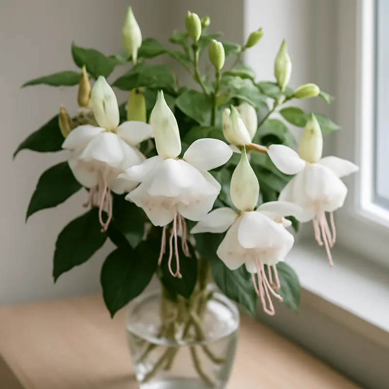 Fuchsia - blanc - image 3