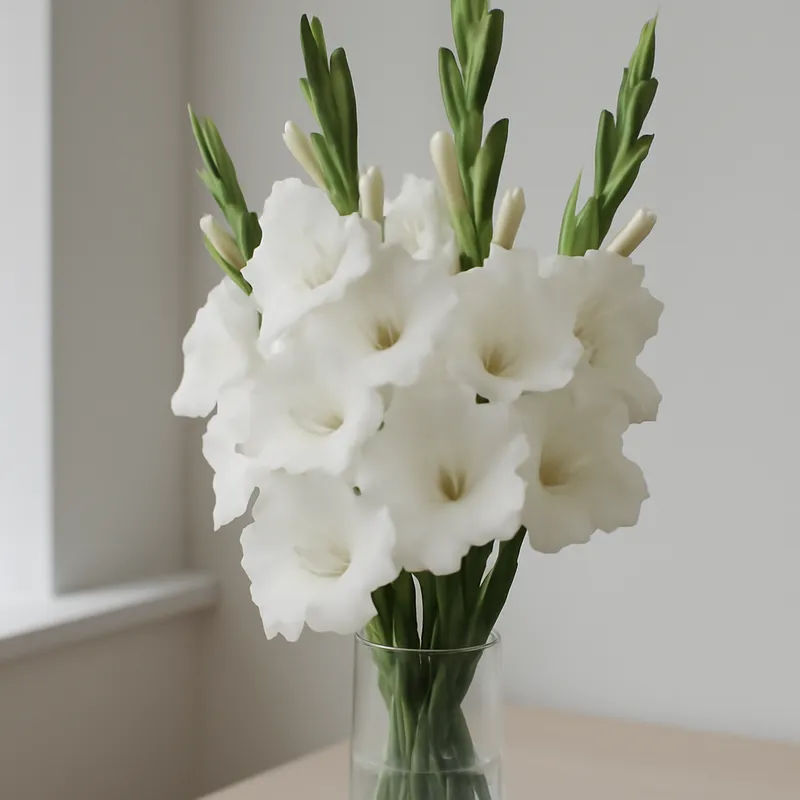 Glaïeul – blanc – image 3