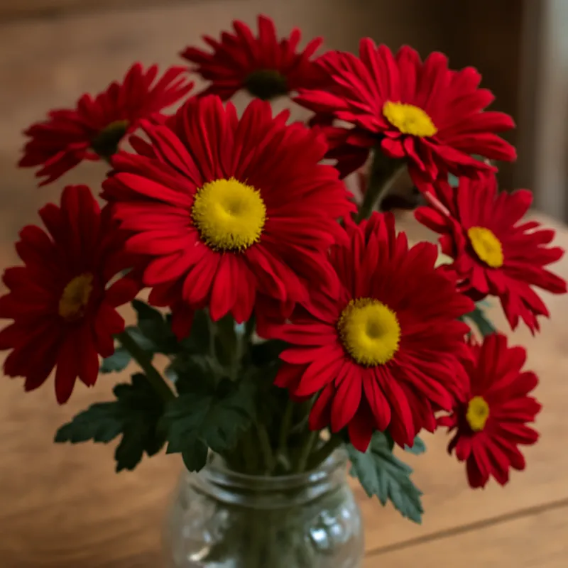 Marguerite des prés – rouge – image 3