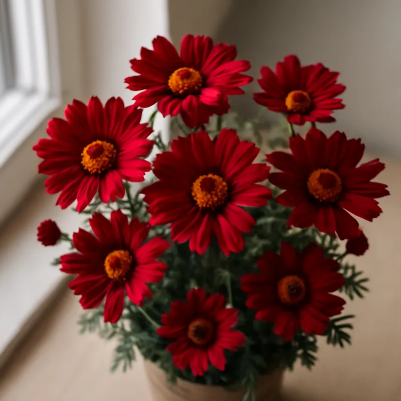 Marguerite – rouge – image 3