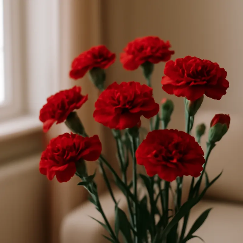 Œillet – rouge – image 3