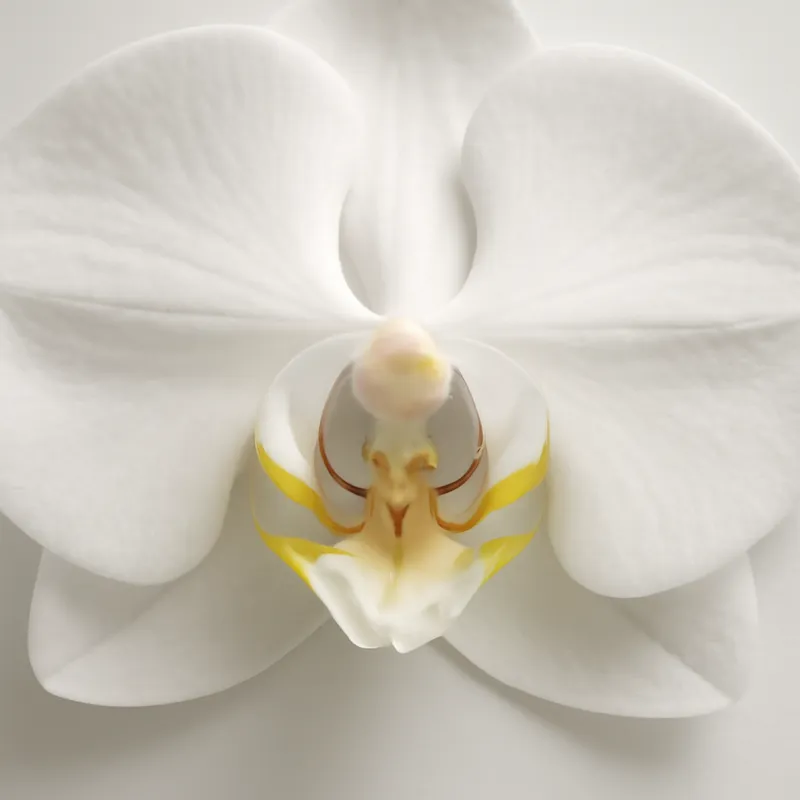 Orchidée (orchidée de mariée) – blanc – image 2