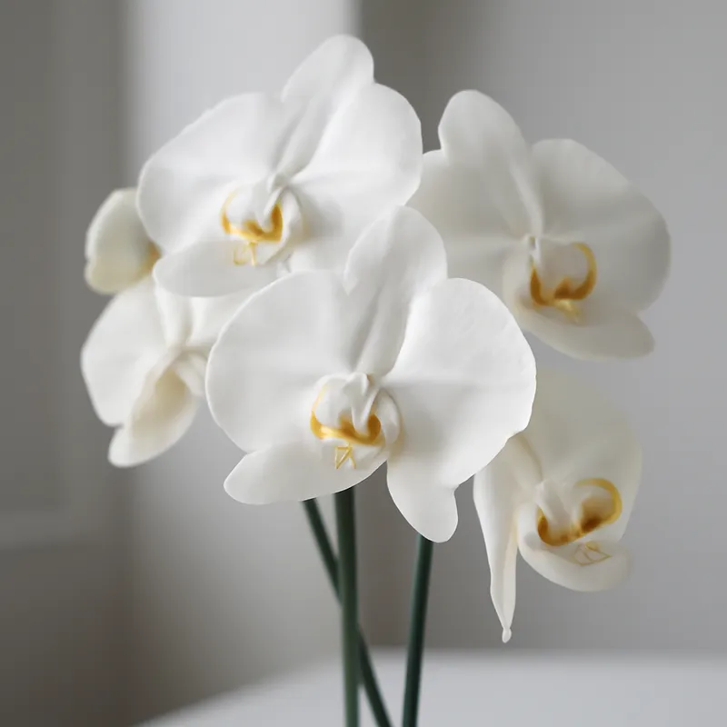 Orchidée (orchidée de mariée) – blanc – image 3