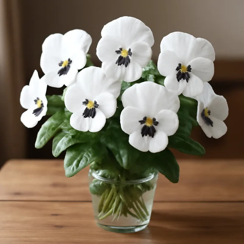 Pensée – blanc – image 3