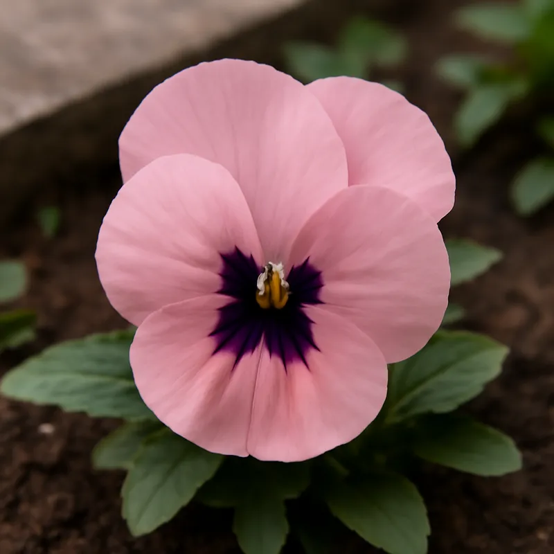 Pensée – rose – image 4