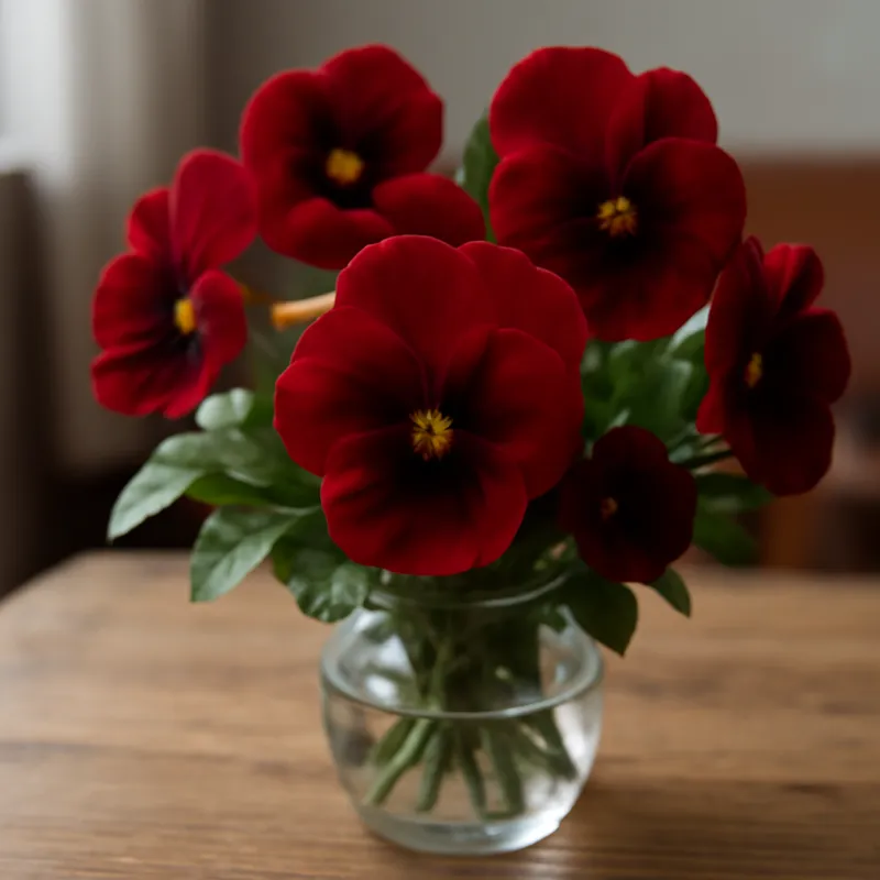 Pensée – rouge – image 3