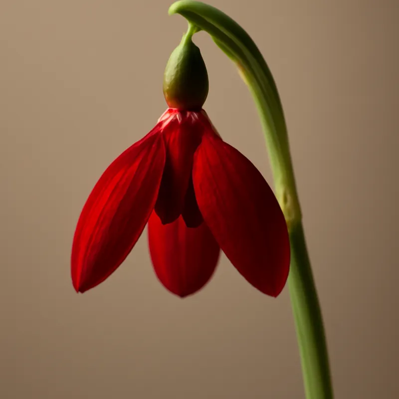 Perce-neige – rouge – image 1