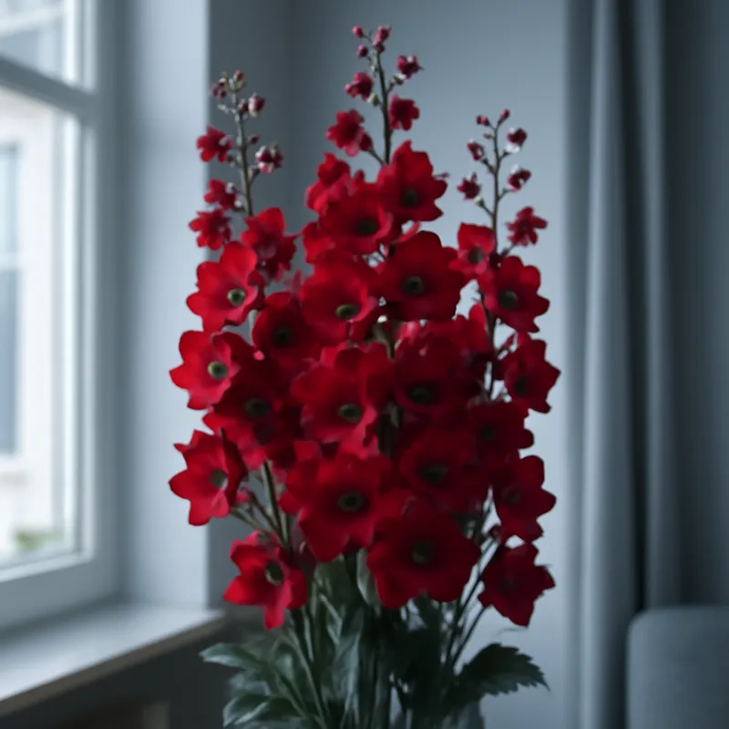 Pied d'alouette – rouge – image 3