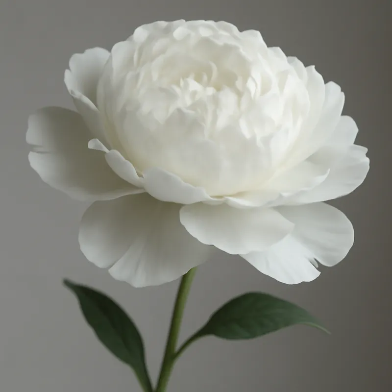 Pivoine - blanc