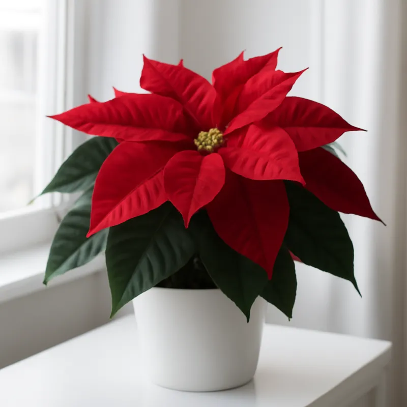 Poinsettia - rouge - image 3