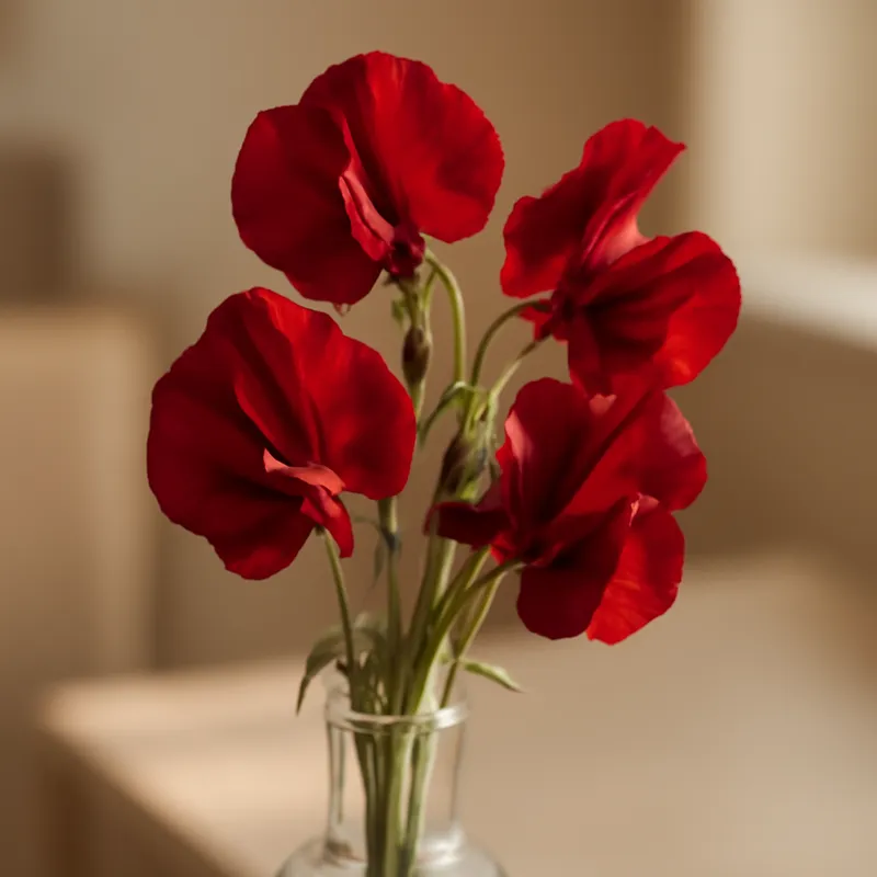 Pois de senteur - rouge - image 3