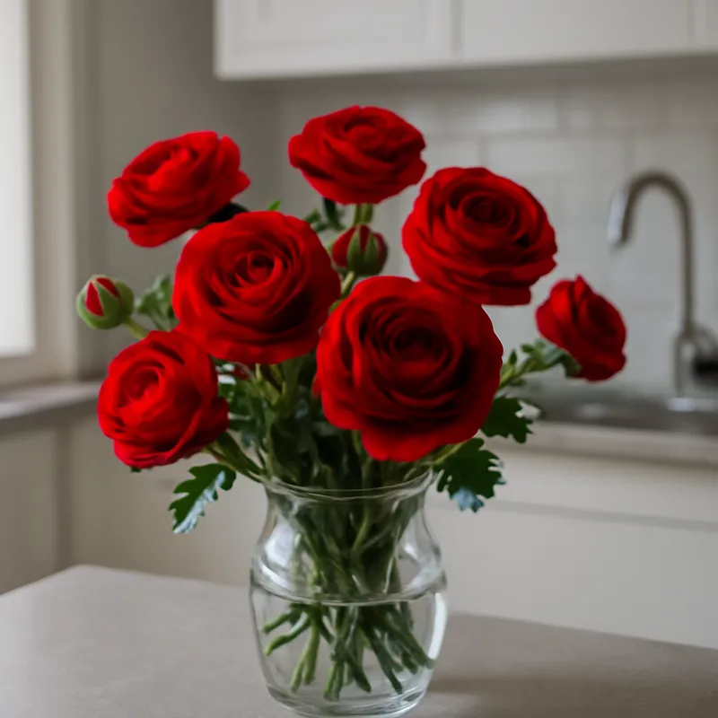 Renoncule – rouge – image 3