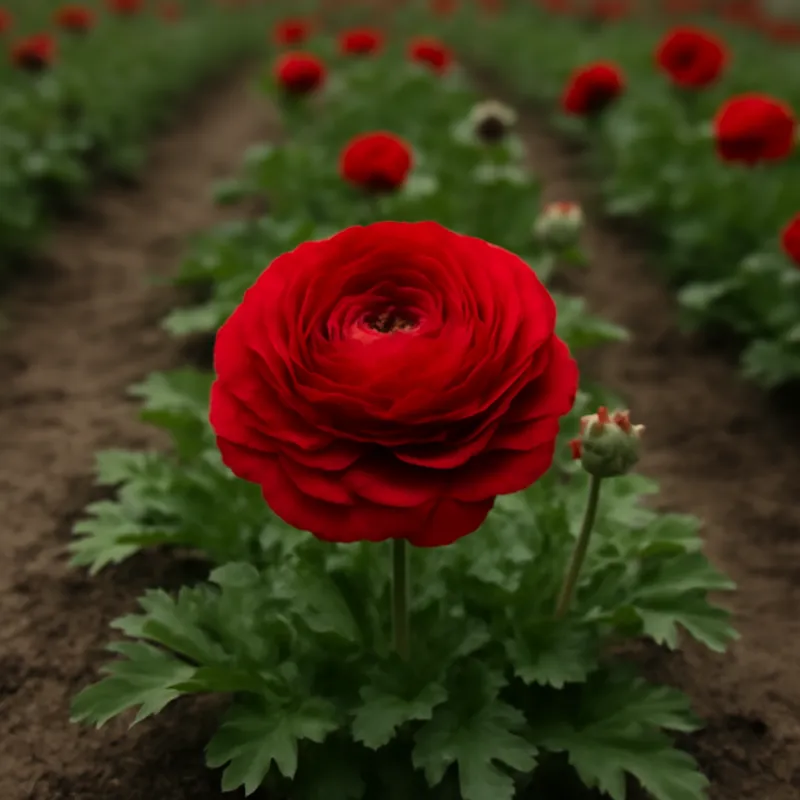 Renoncule – rouge – image 4