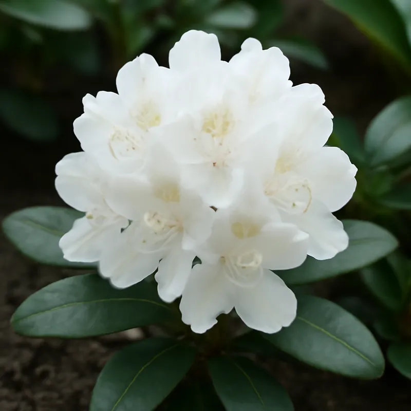 Rhododendron - blanc - image 4