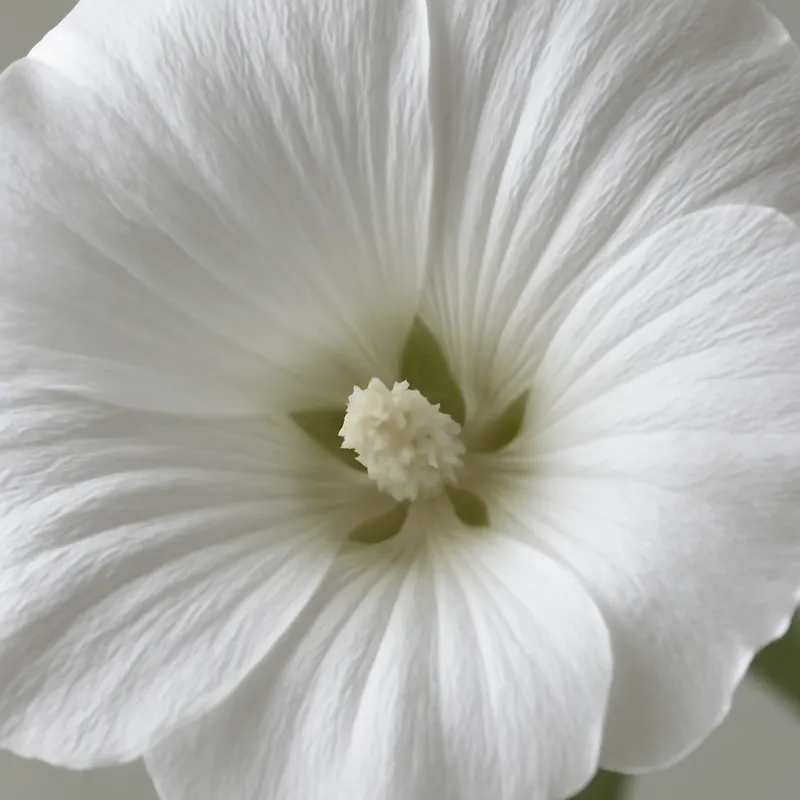 Rose trémière – blanc – image 2