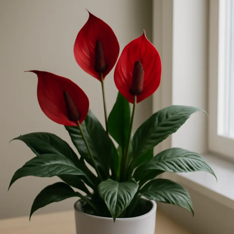 Spathiphyllum – blanc – image 3