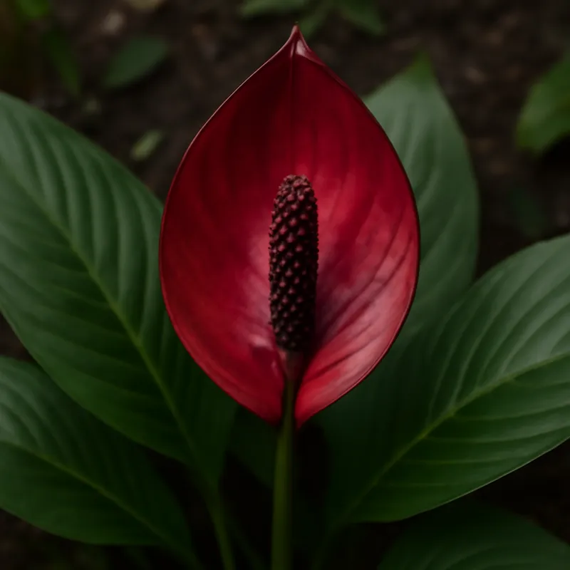 Spathiphyllum – blanc – image 4