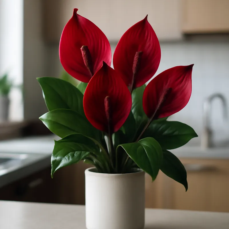 Spathiphyllum – rouge – image 3