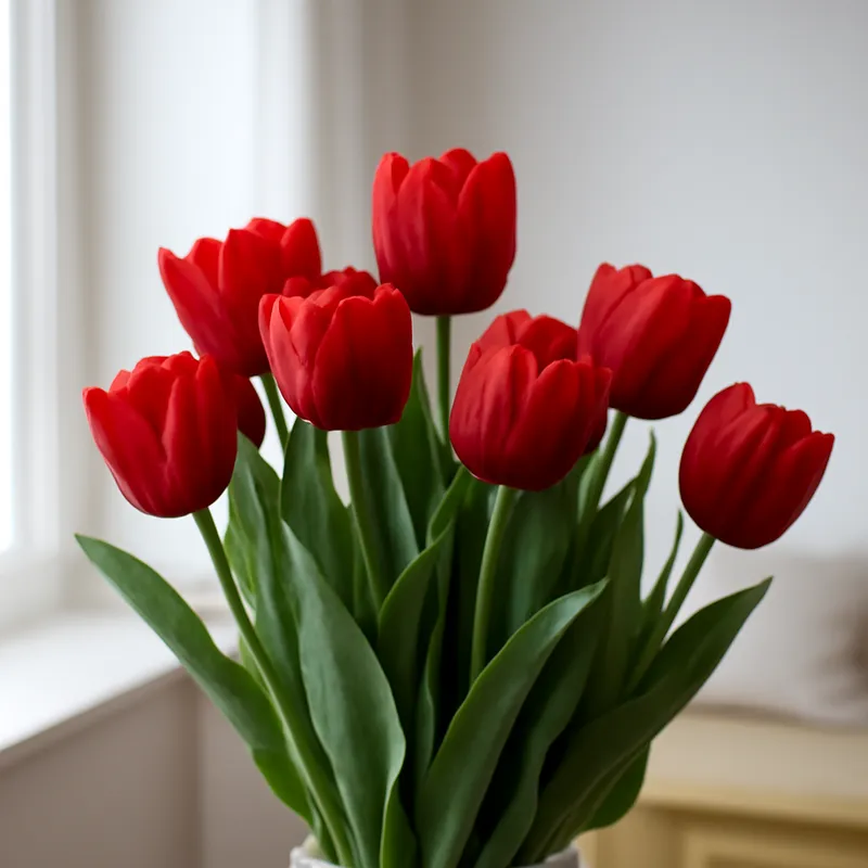 Tulipe – rouge – image 3