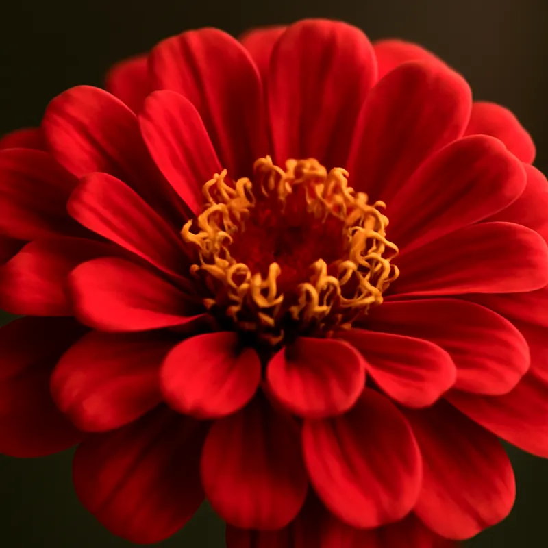Zinnia – rouge – image 2